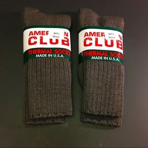 American Club Thermal Socks. 2 pairs.